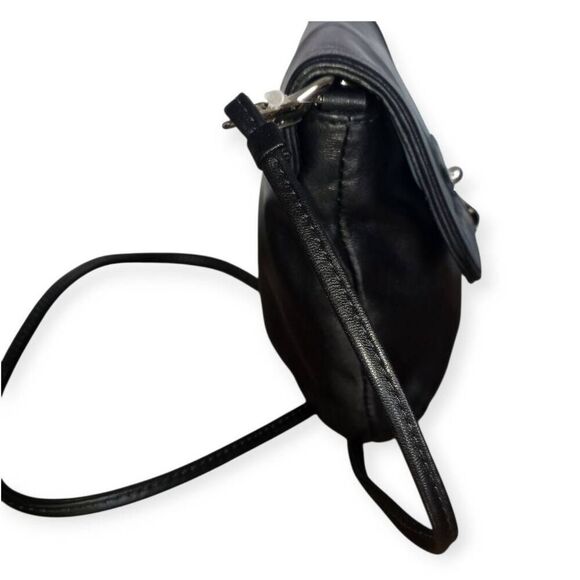 Coach Kristin Black Leather Small Crossbody Bag NWOT - Picture 6 of 12